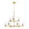 Maxim Lighting Corona 9-Light Chandelier 10206CLSBR - alternate 1